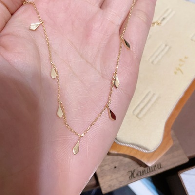 starjewelry金陵镜小金片项链