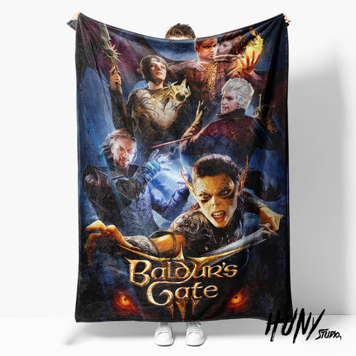 Baldur's Gate博德之门3游戏周边午休毯沙发毯空调毯子盖毯毛毯