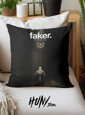 FAKER李哥李相赫周边粉丝应援抱枕手办宿舍卧室装饰抱枕靠背靠垫
