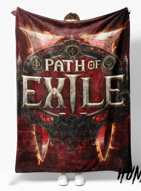 流放之路Path of Exile暗黑系RPG游戏周边宿舍空调毯午休毯毛毯