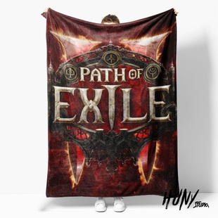 流放之路Path Exile暗黑系RPG游戏周边宿舍空调毯午休毯毛毯