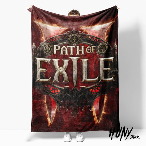 流放之路暗黑系游戏周边毛毯