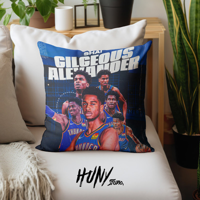 SGA亚历山大雷霆篮球球星抱枕