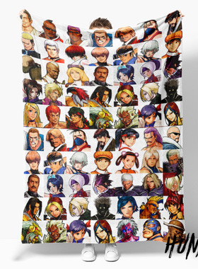 拳皇KOF经典街机游戏周边主题游戏周边沙发毯空调毯午休毯毛毯