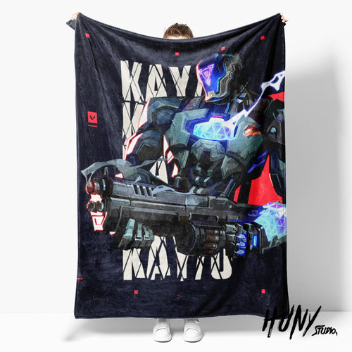 瓦罗兰特KAYO机器人游戏毛毯
