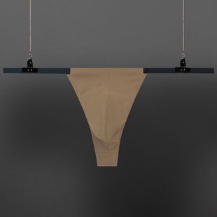 男士 舒适无痕低腰弹力紧身内裤 U凸囊袋细带T裤 602 性感丁字裤