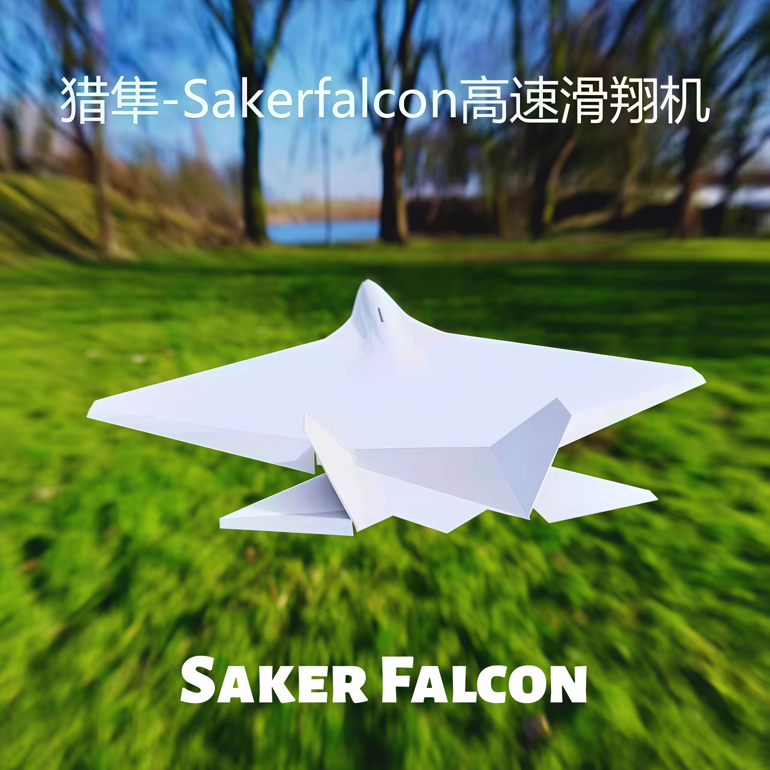 【猎隼】手抛滑翔机模型玩具儿童益智亲子户外互动飞机航模耐摔撞