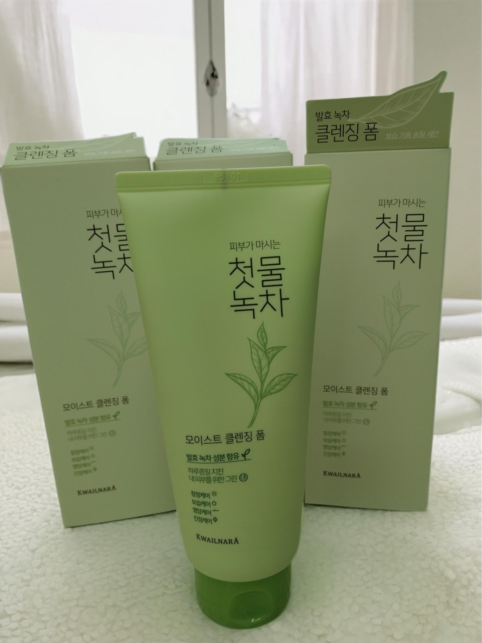 韩国进口正品水果之乡初露绿茶洗洁面