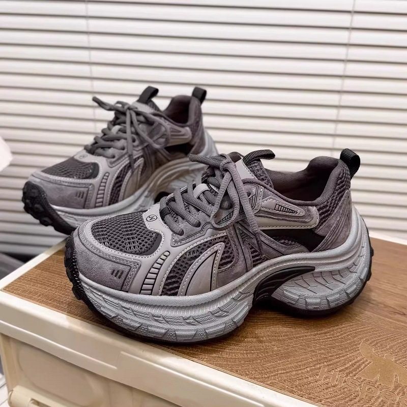 厚底老爹鞋女款2026春秋季新款复古百搭网面透气休闲运动鞋女鞋,女鞋,时尚休闲鞋,淘宝优惠券,粉丝福利购,淘宝优惠卷