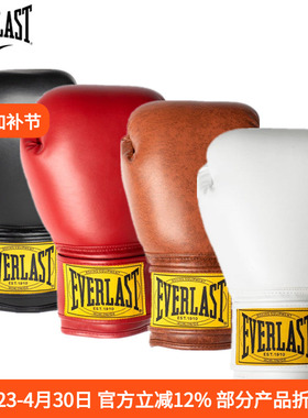 EVERLAST 1910 CLASSIC GLOVES经典训练拳击格斗手套拳套成人男女