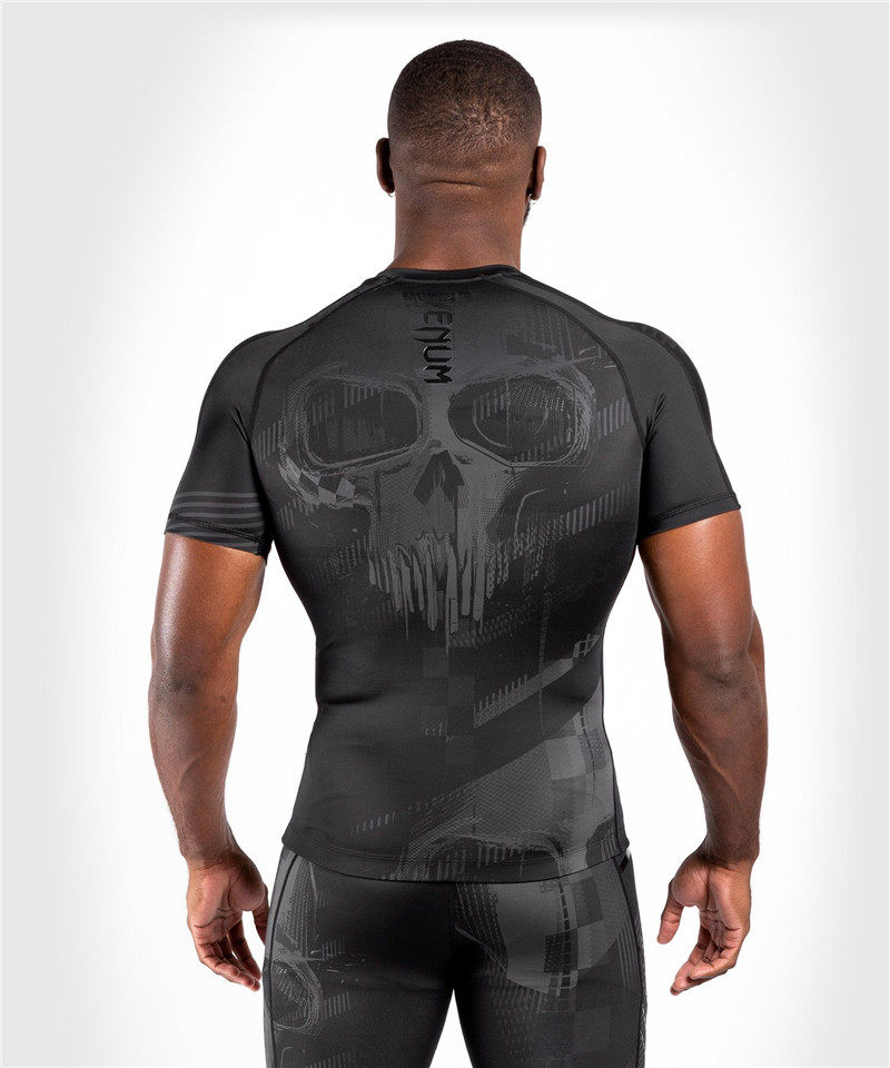 VENUM SKULL RASHGUARD BOXING MUAY T COMBAT TRAINING SPORTS QUICK-DRYING TIGHTS T-SHIRTS TIGHTS
