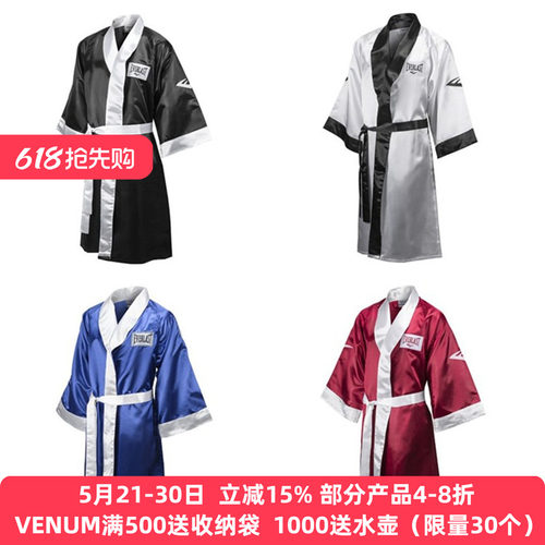 EVERLAST FULL LENGTH BOXING ROBE 拳击比赛出场战袍5色 - 封面