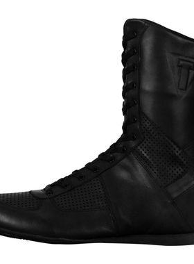 TITLE Leather Boxing专业高帮真皮复古拳击鞋 格斗训练鞋