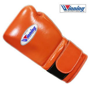 WINNING BOXING职业专业拳击格斗泰拳训练拳套手套定制款 橘色