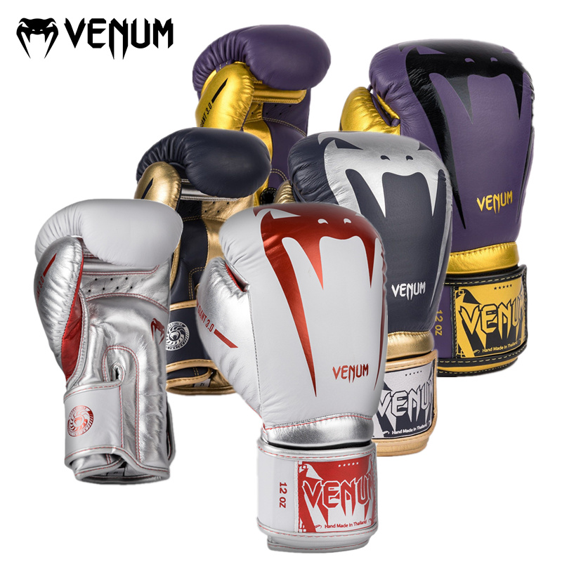 VENUM Giant3.0真皮拳击泰拳格斗散打沙袋拳套手套