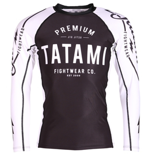 2件7折3件5折TATAMI Premium Rash Guard 综合格斗紧身速干防磨衣