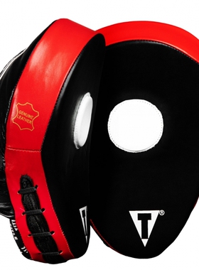TITLE INCREDI-BALL PUNCH MITTS 拳击泰拳散打真皮弧形手靶拳靶