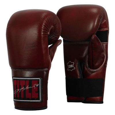 TITLE Bag Gloves 复古真皮训练简易沙袋拳套手套半指拳击手套