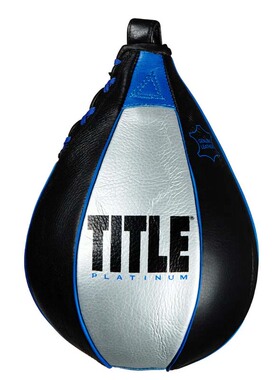 TITLE Platinum Perilous 真皮拳击泰拳格斗速度训练梨形球速度球