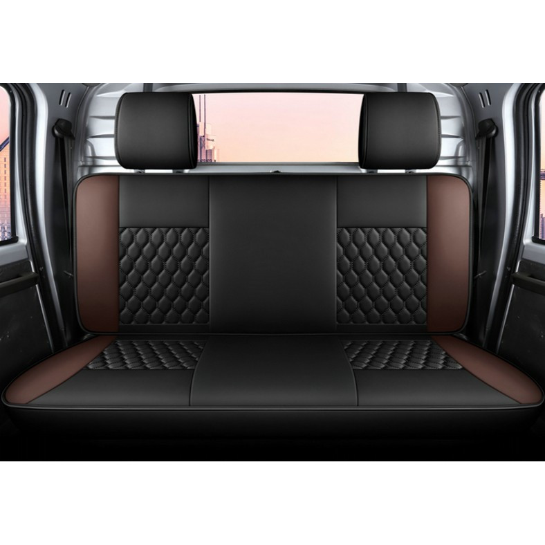 五菱双排荣光新卡小卡后排三人座专用座椅套全包围皮革四季座垫套
