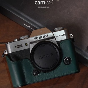 cam-in 富士xt30二代保护套XT30三代真皮相机套SWIFT皮套壳底座