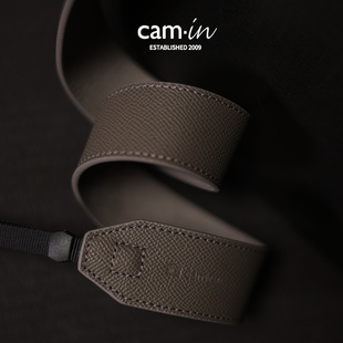 cam·in相机背带牛皮复古单反肩带可斜挎适用于尼康z8富士xt5 xm5