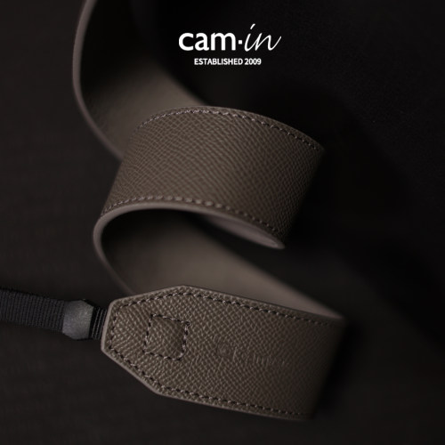 camin相机背带牛皮复古单反肩带