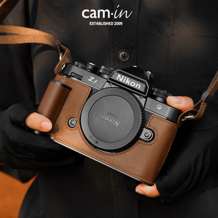 cam·in尼康ZF皮套swift18色复古手柄半套底座壳子Nikon zf保护套