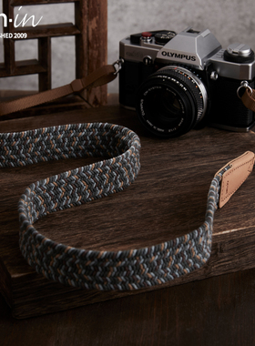 cam-in相机背带明星同款编织复古挂绳索尼zve10富士xt5徕卡q3肩带