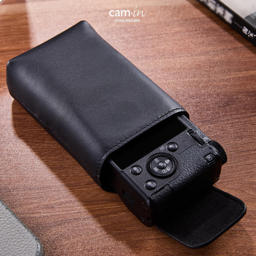 cam·in真皮相机包gr3x收纳包