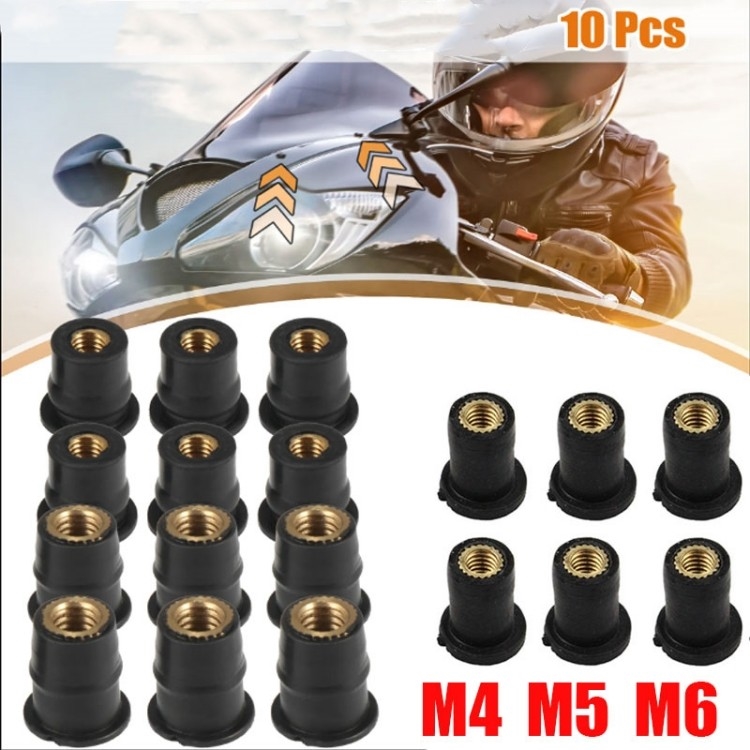 橡胶膨胀铆螺丝螺母 1/4-20 M6膨胀黄铜螺丝 五金紧固件螺母螺丝