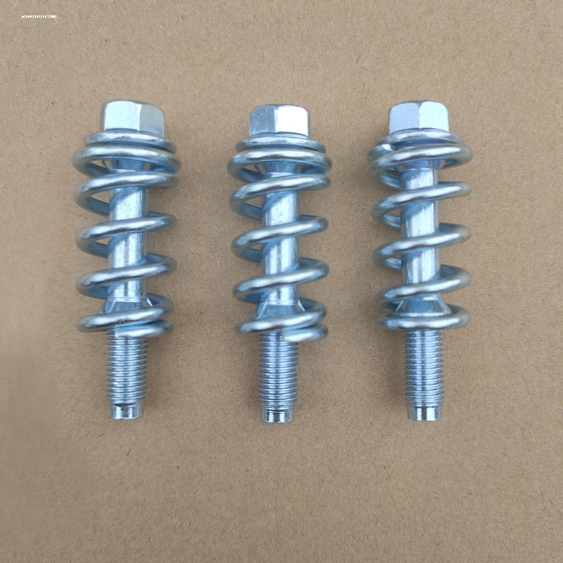 连接通用排气管汽车消音器螺杆丝固定弹簧螺栓接口螺丝接口螺杆