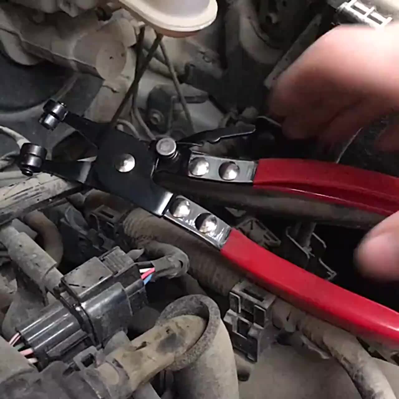 软管束夹钳卡箍钳汽车水管钳可弯直型喉式管束钳卡扣钳设备组合