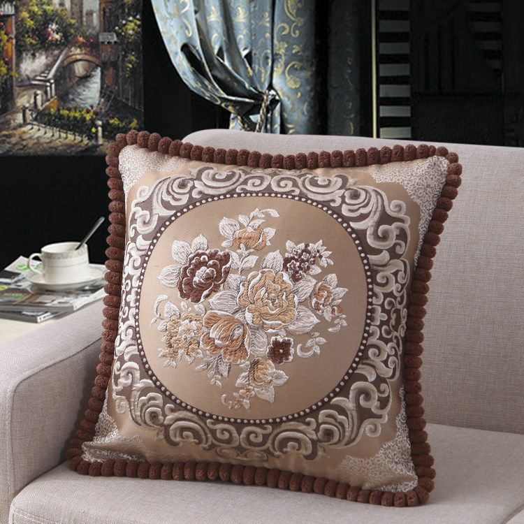 新款欧式沙发抱枕靠垫长方形靠枕抱枕套含芯床头靠背垫大号腰枕在类目 居家布艺, 靠垫/抱枕中 - 来自Buy2taobao.com提供专业的淘宝代购服务