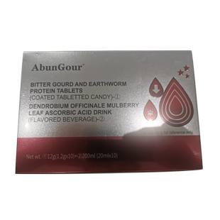 苦瓜地龙蛋白片＆铁皮石斛桑叶抗坏血酸饮