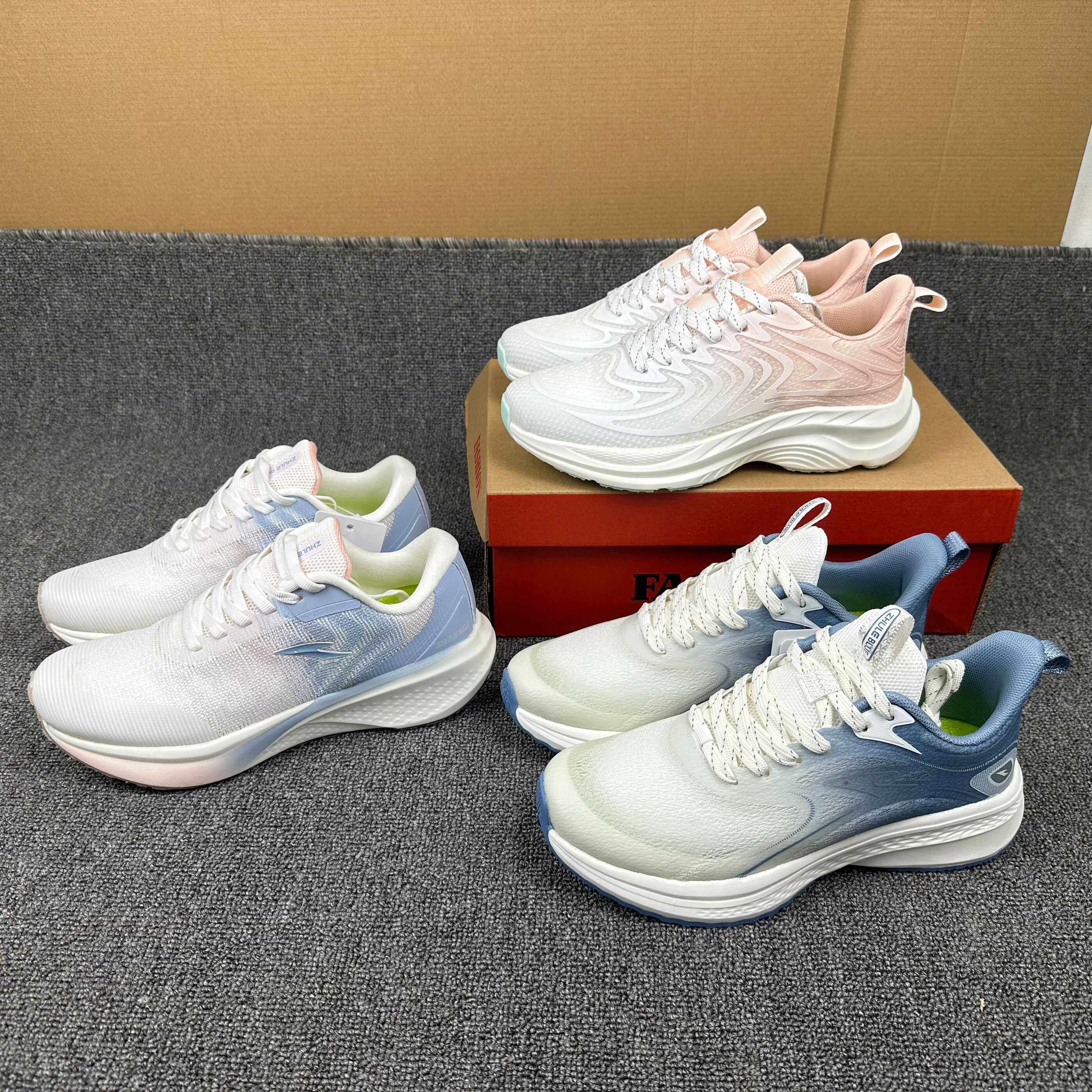 工厂撤柜外贸夏季网面透气运动鞋女鞋防滑耐磨减震轻便跑步鞋休闲