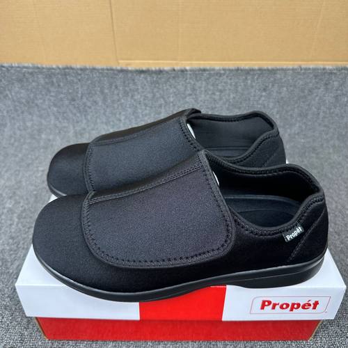 波派外贸5E加宽一脚蹬宽头休闲鞋