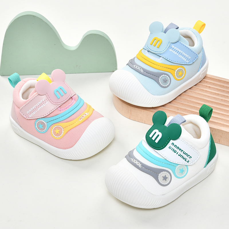 学步鞋男宝宝鞋子春秋季0一1-2岁婴儿鞋软底童鞋婴幼儿女宝宝鞋子