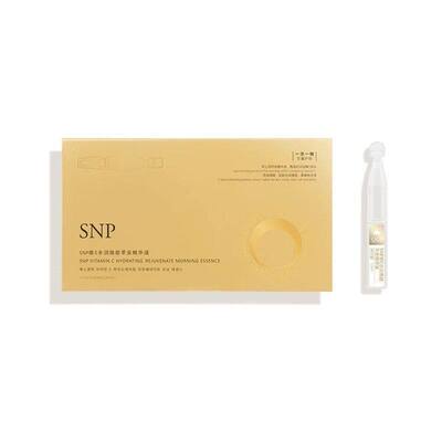 SNP维C水润焕颜早安精华液保湿次抛精华1.5ml*7支 至27年