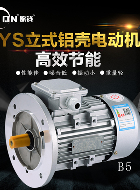 三相异步铝壳电动机YS7116/26/36 0.25/0.37/0.55/0.75/1.5KW6级
