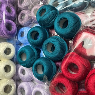 （6团装）特价亚麻棉麻蕾丝线手工diy编织钩针毛线团处理尾货