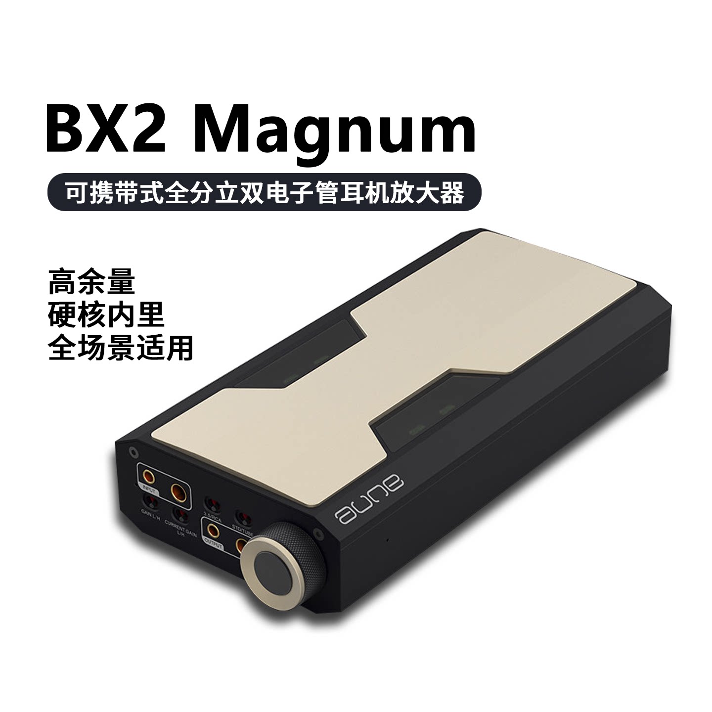 aune奥莱尔BX2马格南纯甲电子管耳放HiFi平衡4.4双6P1胆管RCA单端