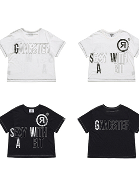 FVVO “SEXY WITH A BIT”DTG Printed T-Shirt  玩味标语印花T恤