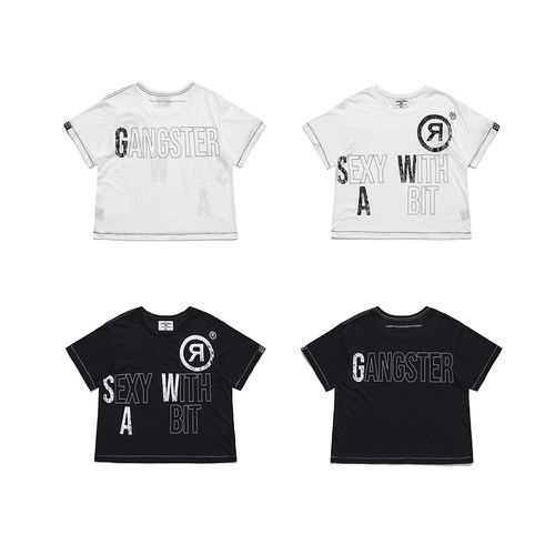 FVVO “SEXY WITH A BIT”DTG Printed T-Shirt  玩味标语印花T恤
