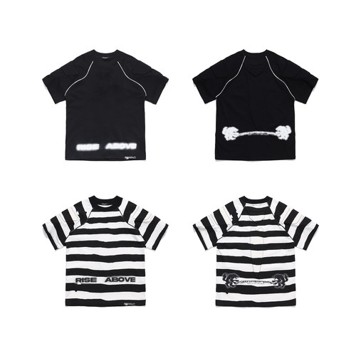 FreeWorldOrder RISE ABOVE  raglan sleeve T-Shirt