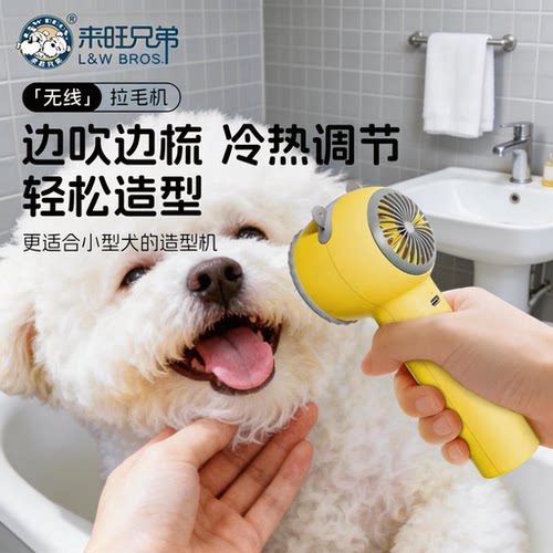 吹风拉毛一体，无线轻量随处可用