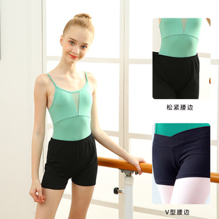 儿童舞蹈三分裤夏季修身短裤中国舞体操服百搭男女同款纯棉练功裤