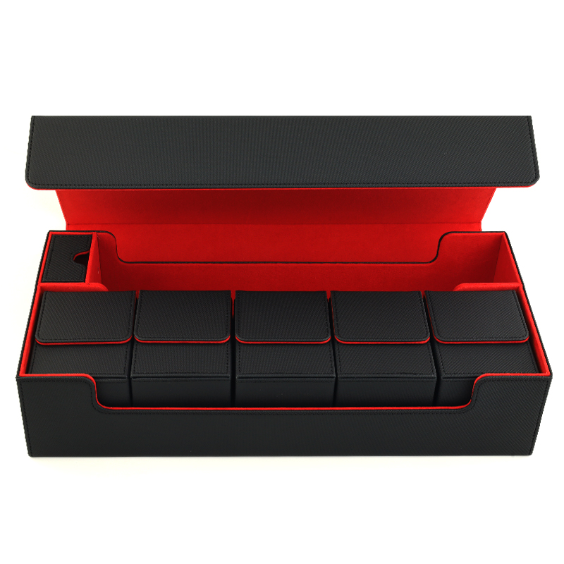 卡牌盒卡盒PU皮磁吸ptcg