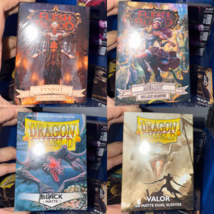 龙盾联名卡套PTCG宝可梦符文战场海贼王万智牌套透明磨砂