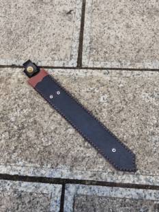 纯手工户撒阿昌族锻打刀鞘户外露营便携式小刀套高碳锰钢刀鞘